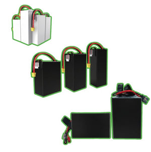 Solid-State-UAV-Batterie 12S 44,4 V 44Ah 1953,6 Wh 275 Wh/kg 3C/10C 155×127×209mm 7,94kg – ZXGT001-12S44AH LITIO STORE