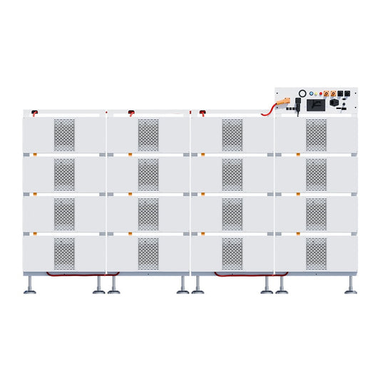 Armadio rack Deye BOS-B Rack con moduli batteria da 16 kWh per sistema C&I BOS-B Pro-A3