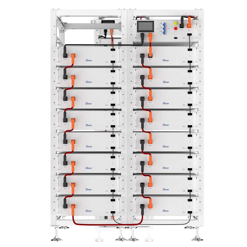 Kit di Accumulo Rack Deye BOS-G60 PRO 61,44 kWh LiFePO4 614,4 V Alta Tensione