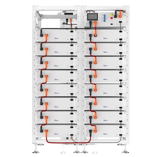 Kit di Accumulo Rack Deye BOS-G60 PRO 61,44 kWh LiFePO4 614,4 V Alta Tensione
