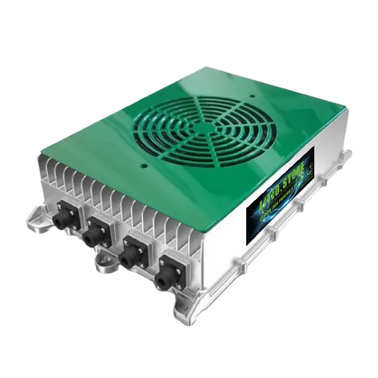 Caricabatterie a 400V 48V 80A 5000W LITIO STORE Bluetooth TRIFASE Waterproof IP67 per batterie LiFePO4 litio ferro