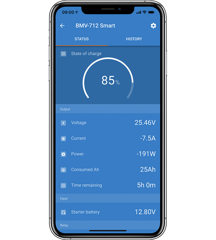 Victron Energy Battery Monitor BMV-712 Smart BLACK Bluetooth