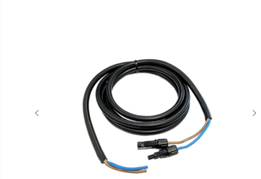 Cavo solare camper 2x6mm² da MC4 a regolatore di carica