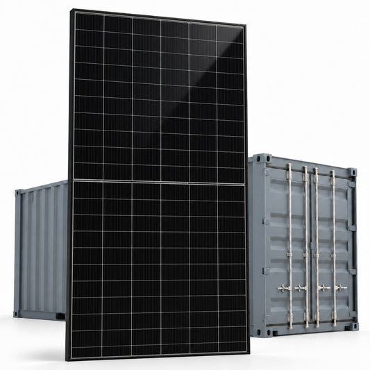 Container da 432 kWp — 864 moduli fotovoltaici JA Solar JAM60D41-500/LB 500 W bifacciali
