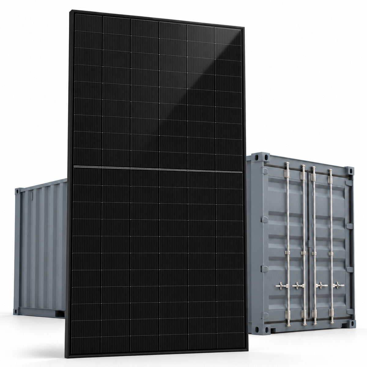Container da 444 kWp — 888 moduli fotovoltaici Jolywood JW-HD108N-R2-500W 500 W bifacciali