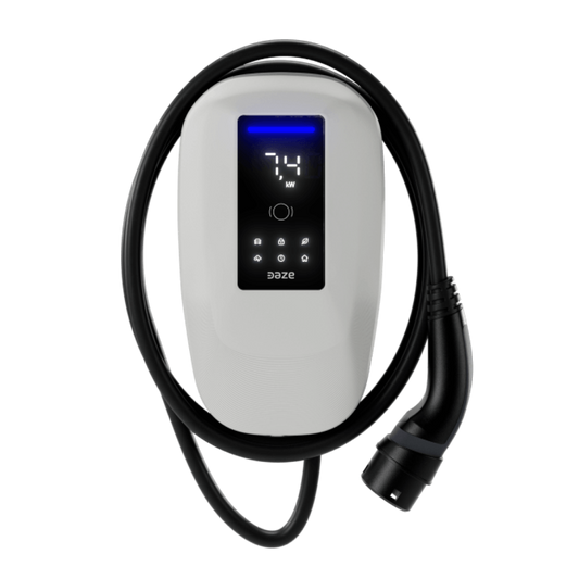 Wallbox Daze Dazebox Home T 22,2 kW Trifase 32 A cavo Tipo 2 da 5 m integrato — IP55 IK10, Wi-Fi e Bluetooth