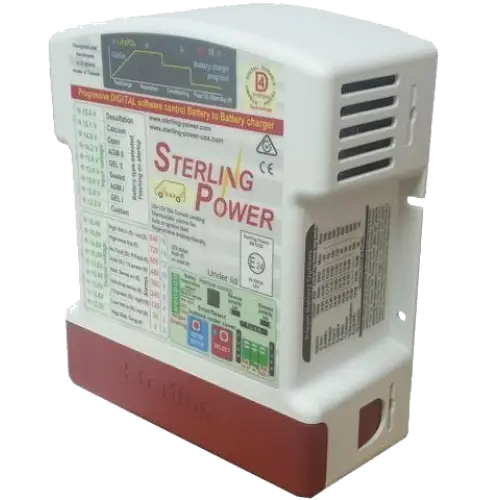 DC-DC 12V-48V Sterling Power BB124870 Battery to Battery charger 12V 70A 48V 17A Caricabatterie 11607