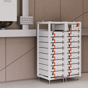 Sistema di Accumulo Rack Deye BOS-G 25,6kWh LiFePO4 256V Alta Tensione