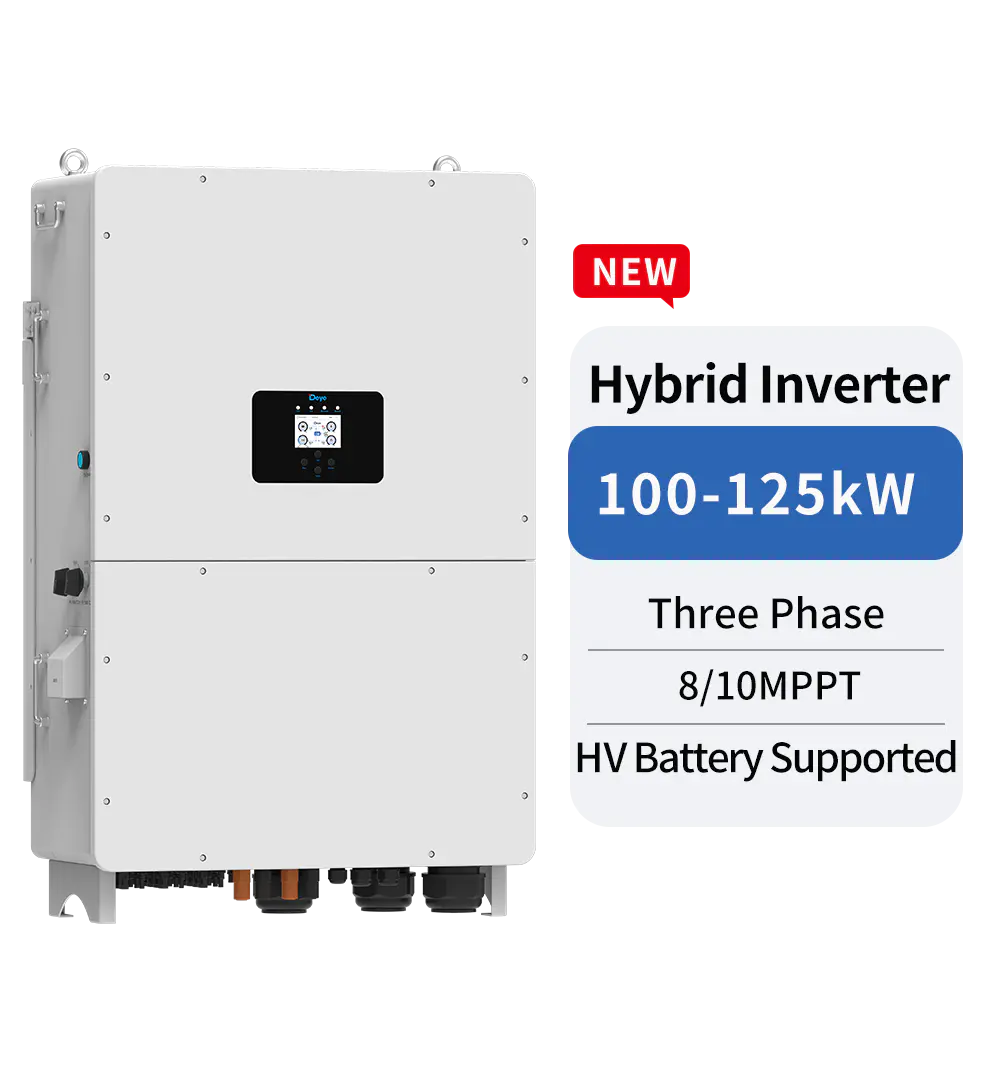 Inverter Ibrido Deye SUN-125K-SG02HP3-EU-GM10 125 kW Trifase