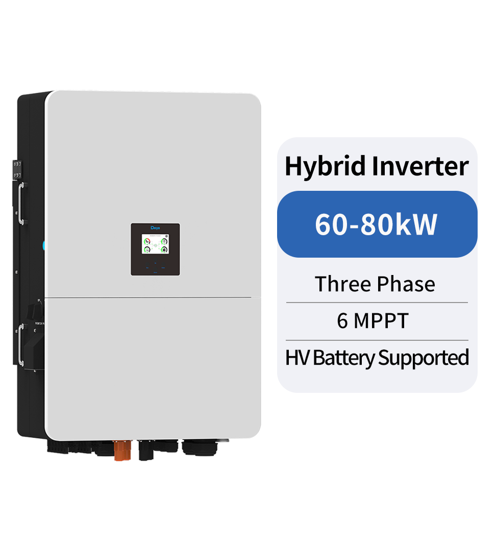Inverter Ibrido Deye SUN-80K-SG02HP3-EU-EM6 80 kW Trifase