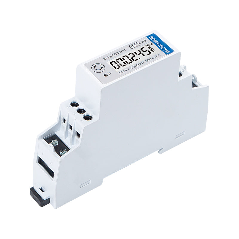 Contatore di Energia Eastron SDM120CTM Monofase — RS485 Modbus, Compatibile Deye e Solis