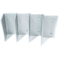 Staffe a L per pannello solare in alluminio 100 mm HSP100 per parete, tetto e camper (4 pz)