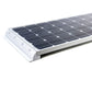 Supporto spoiler per pannello solare in plastica ASA bianca 68 cm HXH68/W per camper e barche