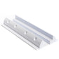 Supporto spoiler per pannello solare in plastica ASA bianca 68 cm HXH68/W per camper e barche