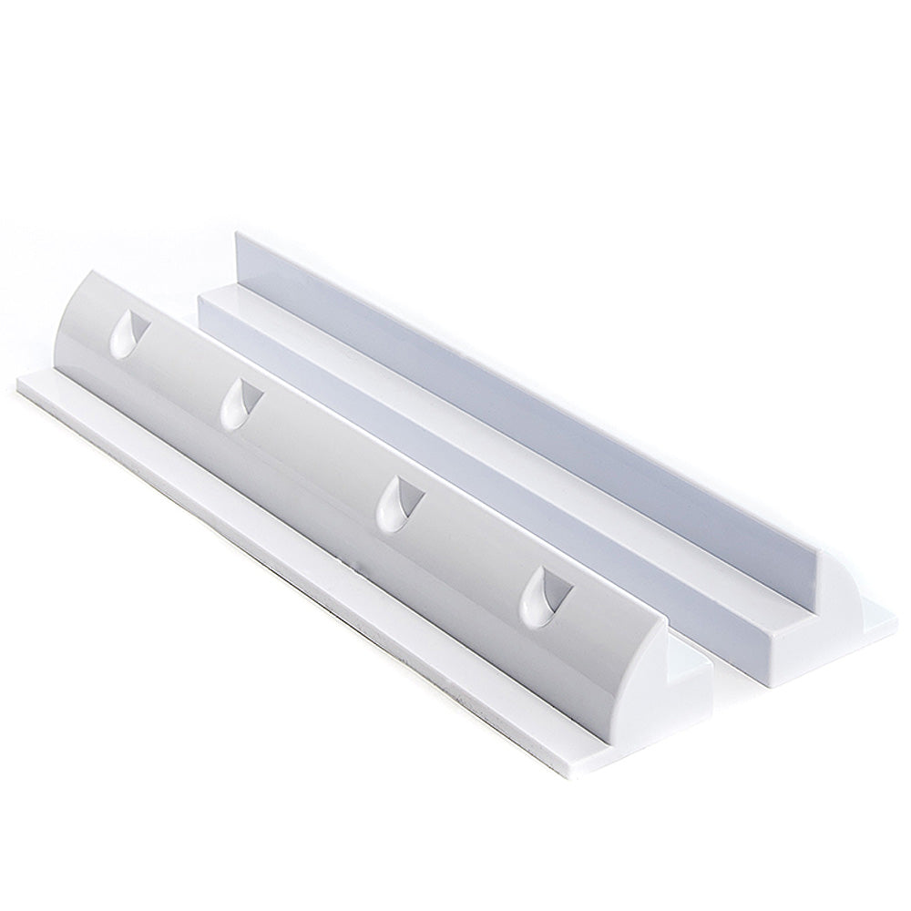 Supporto spoiler per pannello solare in plastica ASA bianca 68 cm HXH68/W per camper e barche