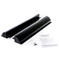Supporto spoiler per pannello solare in alluminio nero 68 cm HSA68/S per camper e barche