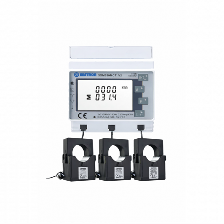 Energy Meter Solis Eastron V2 SDM630MCT con 3 TA 300 A