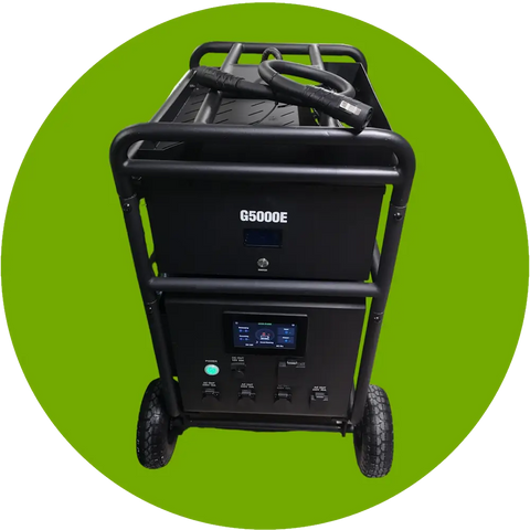 Power Station Litio Store G5000E - 5000W inverter - 10kWh batterie LiFePO4 - MPPT max 4500W pannelli solari 120-450V