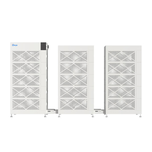 Sistema di Accumulo Deye GB-W 120,3 kWh LiFePO4 512 V 235 Ah Alta Tensione da Interno