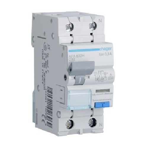 Interruttore combinato differenziale magnetotermico 16A + 300mA 230V classe A 1P+N curva C