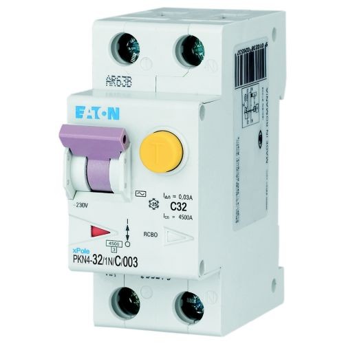 Interruttore combinato differenziale magnetotermico 25A + 30mA 230V classe A 1P+N curva C