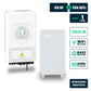 Kit inverter ibrido Deye 6 kW con accumulo 10,24 kWh bianca