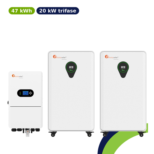 Kit accumulo Felicity 47kWh – inverter ibrido 20kW trifase
