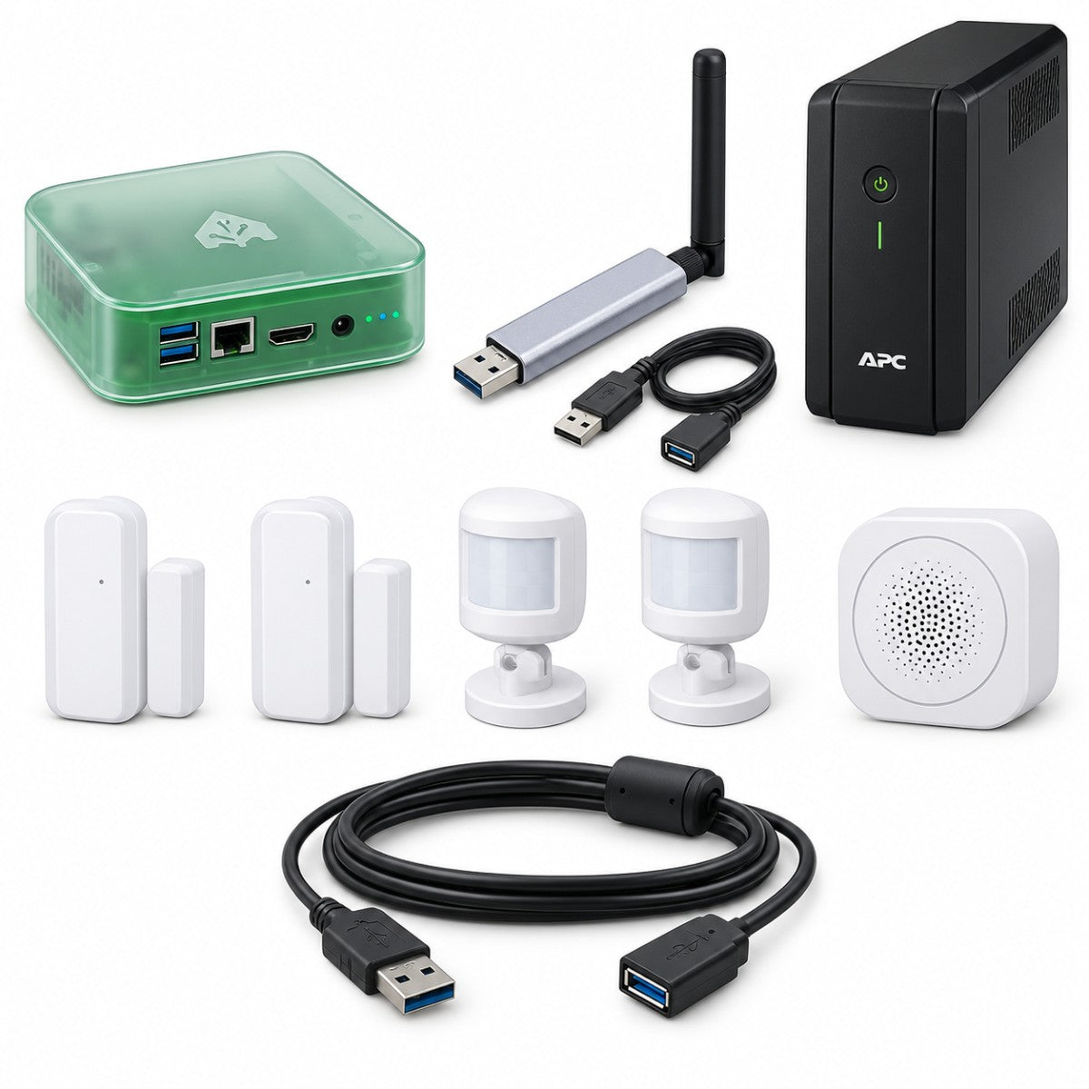 Kit allarme professionale Home Assistant antimanomissione – dispositivi