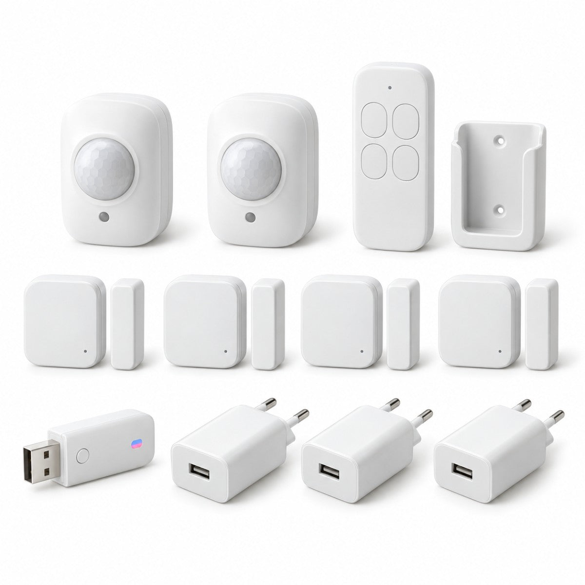 Kit allarme Shelly BLU senza hub – dispositivi