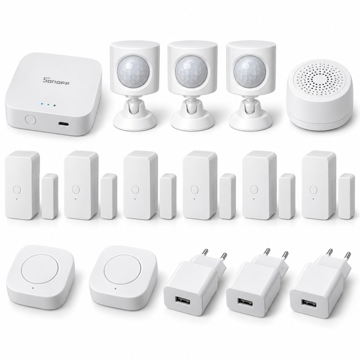 Kit allarme Sonoff trilocale – dispositivi