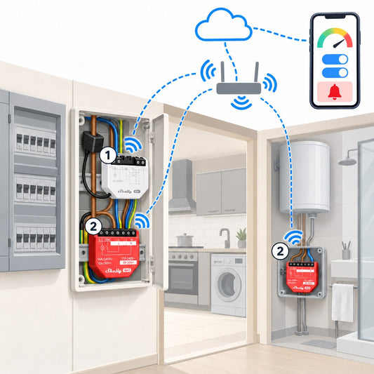 Kit anti-distacco contatore 3 kW: schema di installazione