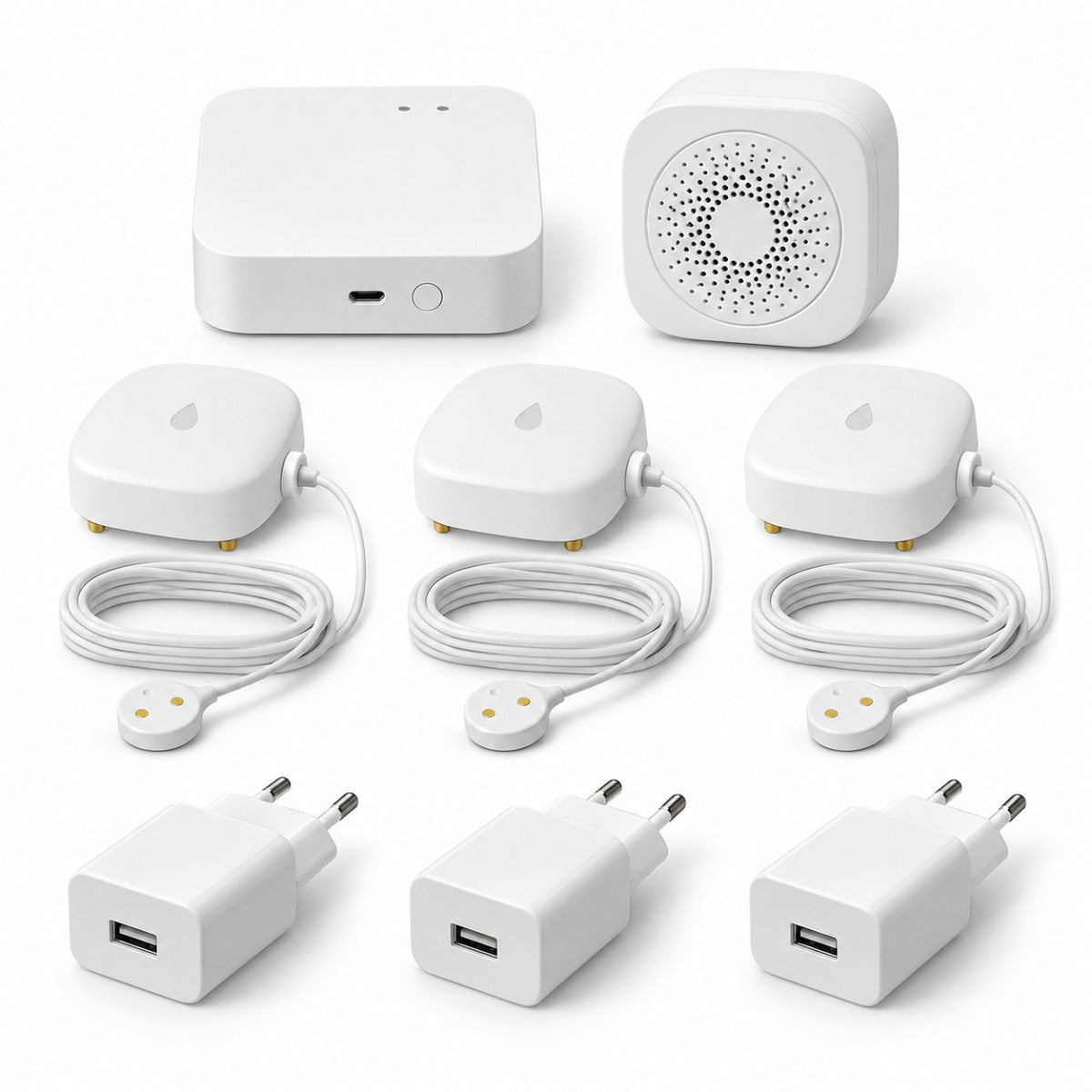 Kit antiallagamento Sonoff economico con sirena – dispositivi