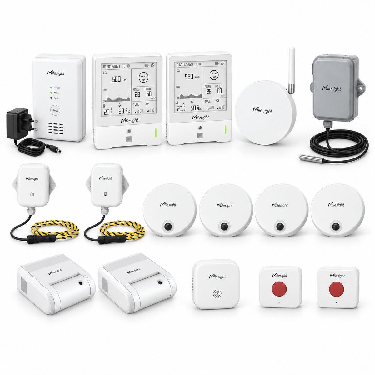 Kit aree comuni, piscina e locali tecnici Litio Store: i dispositivi Milesight inclusi nel kit