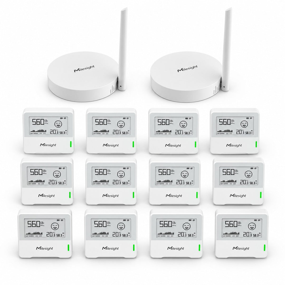Kit aule CO2 12 aule Litio Store: i dispositivi Milesight inclusi nel kit