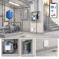 Kit autoclave e locale pompe – schema