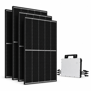 1880W Balcony Photovoltaic Kit with Four Solar Panels and Hoymiles HMS-1600-4T Microinverter