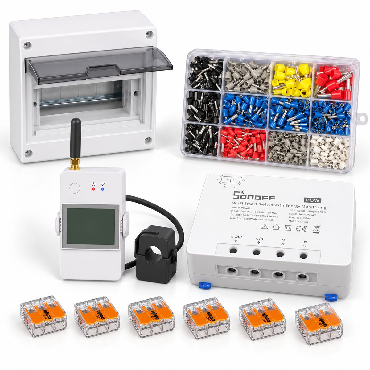 Kit boiler elettrico programmato Sonoff 25 A: i dispositivi inclusi