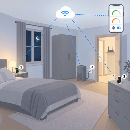 Kit camera da letto – sonno sano – schema