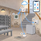Kit cantina e taverna antiumidità: schema di installazione