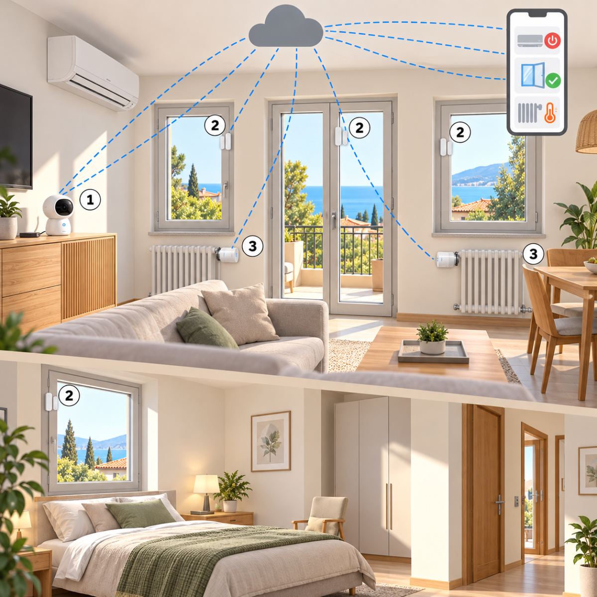 Kit casa vacanze risparmio energetico – schema