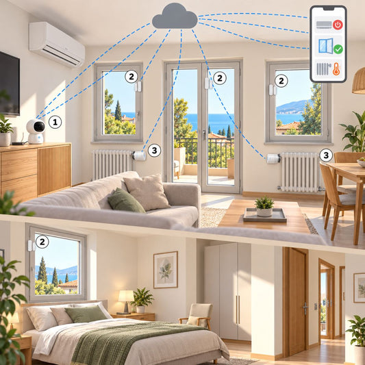 Kit casa vacanze risparmio energetico – schema