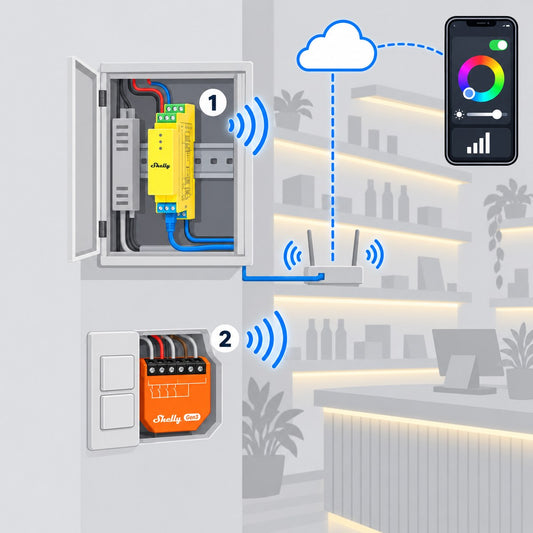 Kit controller professionale per strisce LED esistenti: schema di installazione