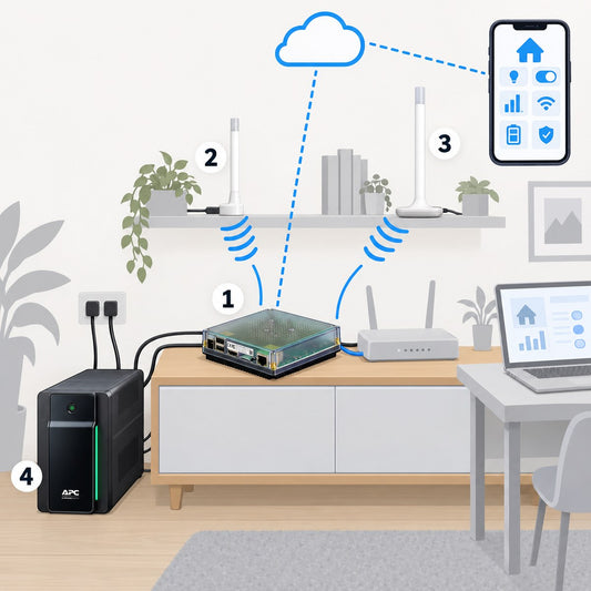 Kit coordinatore totale Home Assistant: schema di installazione