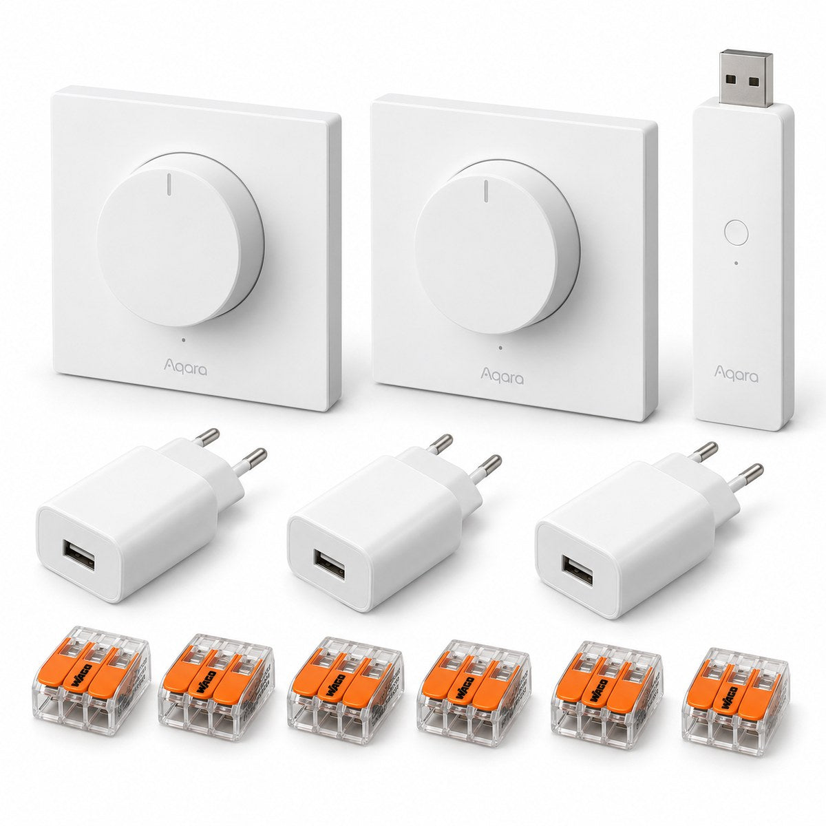 Kit dimmer Aqara H2 Thread: i dispositivi inclusi