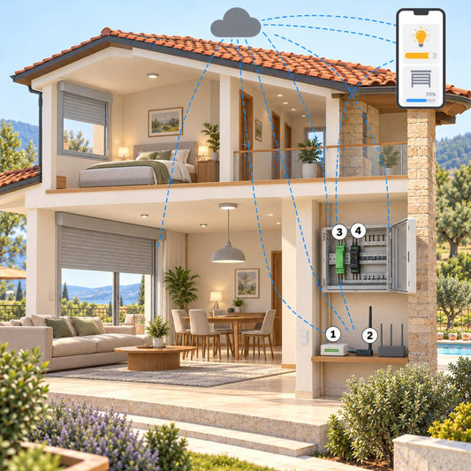 Kit dimmer e tapparelle Z-Wave – schema