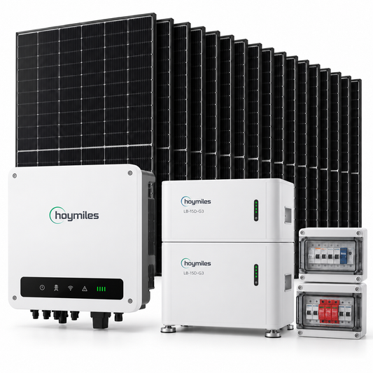 Kit Fotovoltaico Hoymiles 9,44 kWp con accumulo 15-30 kWh