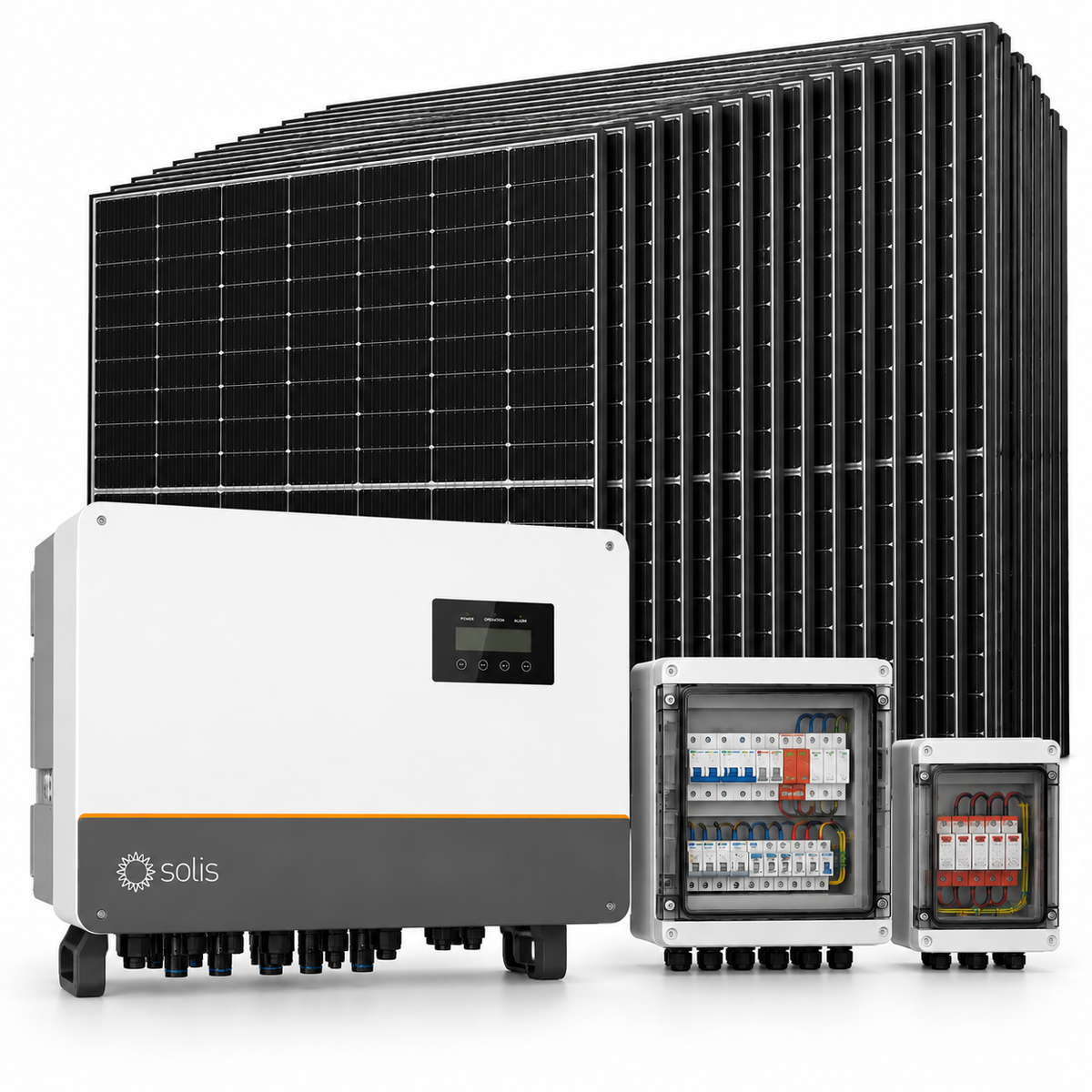 Kit Fotovoltaico Solis 31,86 kWp con inverter 25 kW trifase
