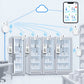 Kit frigo farmaci e vaccini Litio Store: schema di installazione con dispositivi Milesight LoRaWAN
