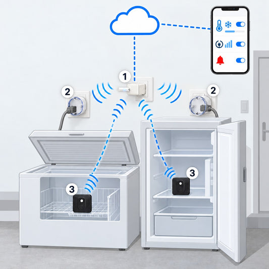 Kit frigoriferi e congelatori sotto controllo: schema di installazione