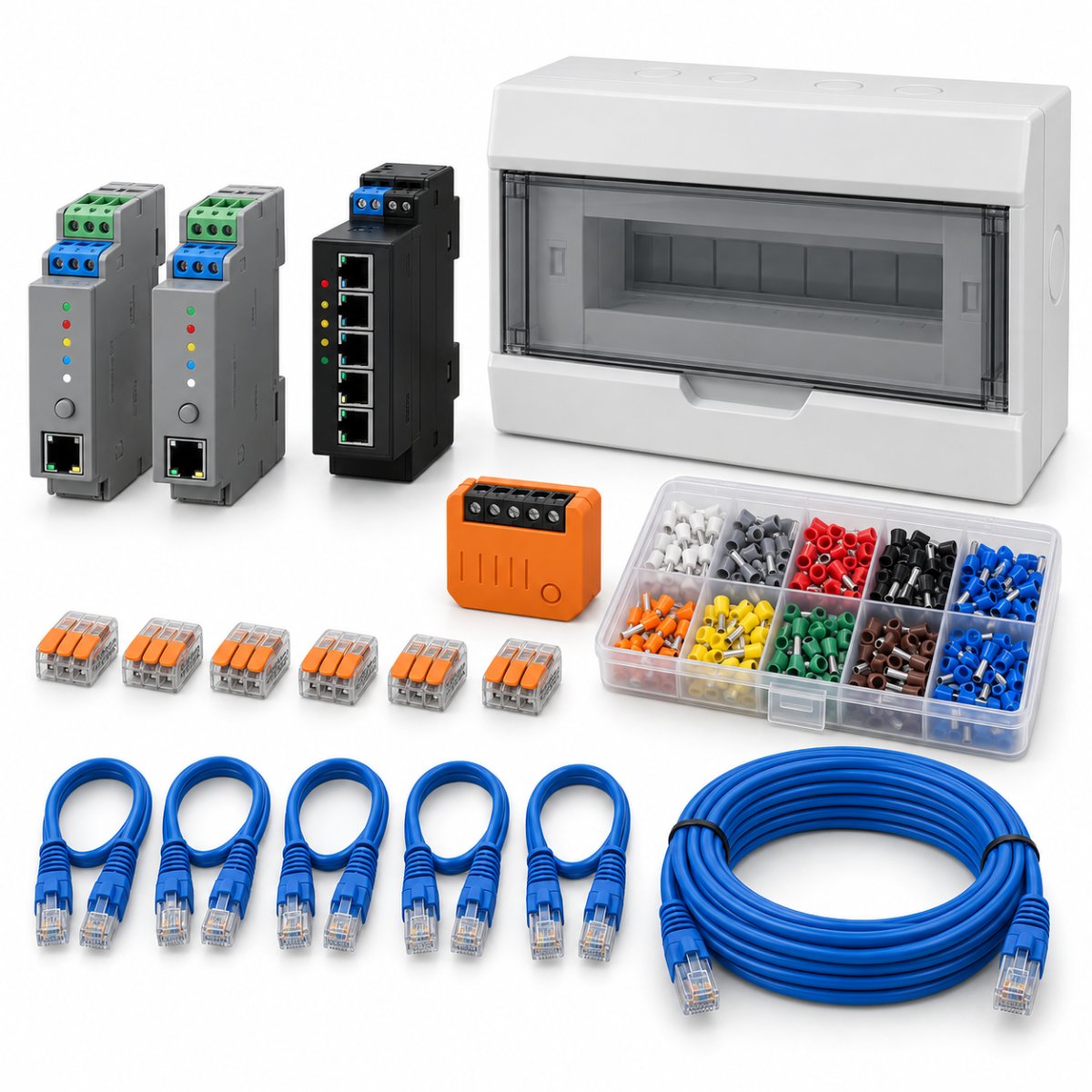 Kit illuminazione capannone a zone – dispositivi